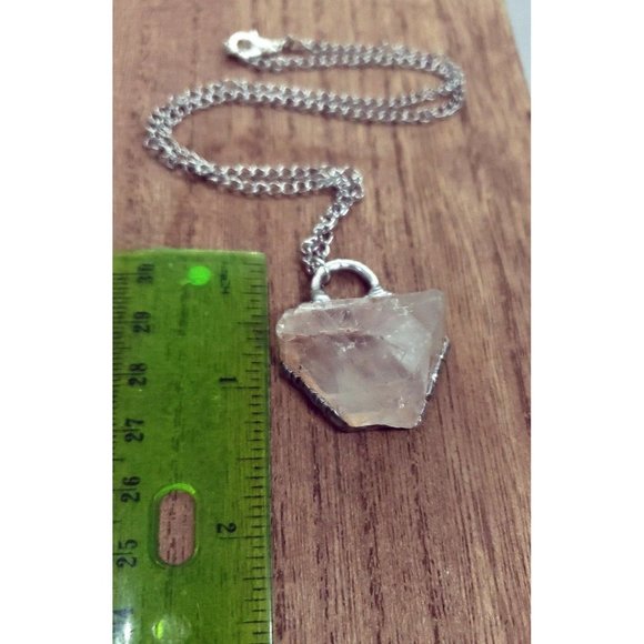 Flourite crystal Necklace handmade gothic metalwork - Picture 8 of 11